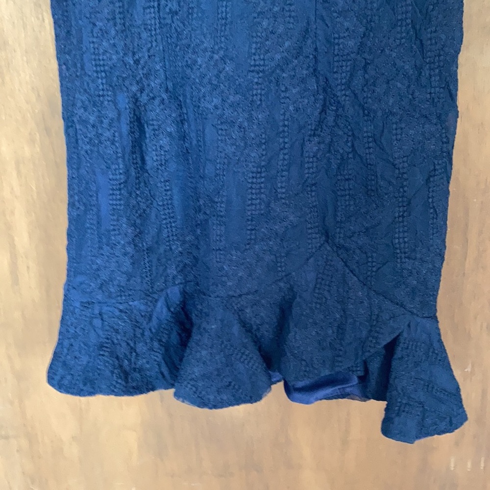 Saints & Secrets navy blue dress size L - Picture 4 of 17